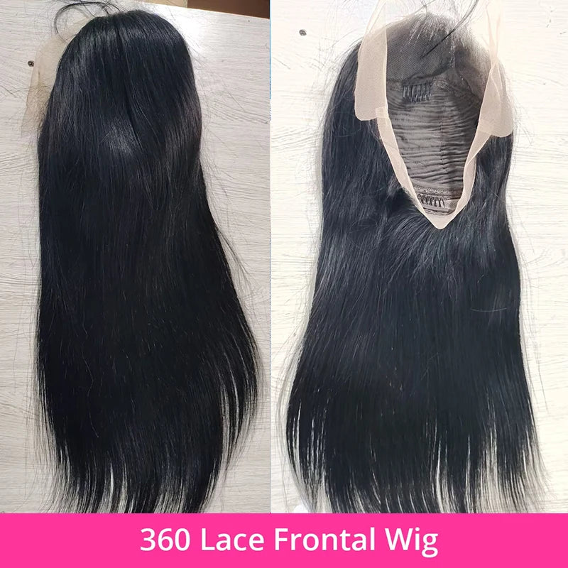Perruque Lace Front Lisse Premium – Cheveux Humains 100 % Naturels