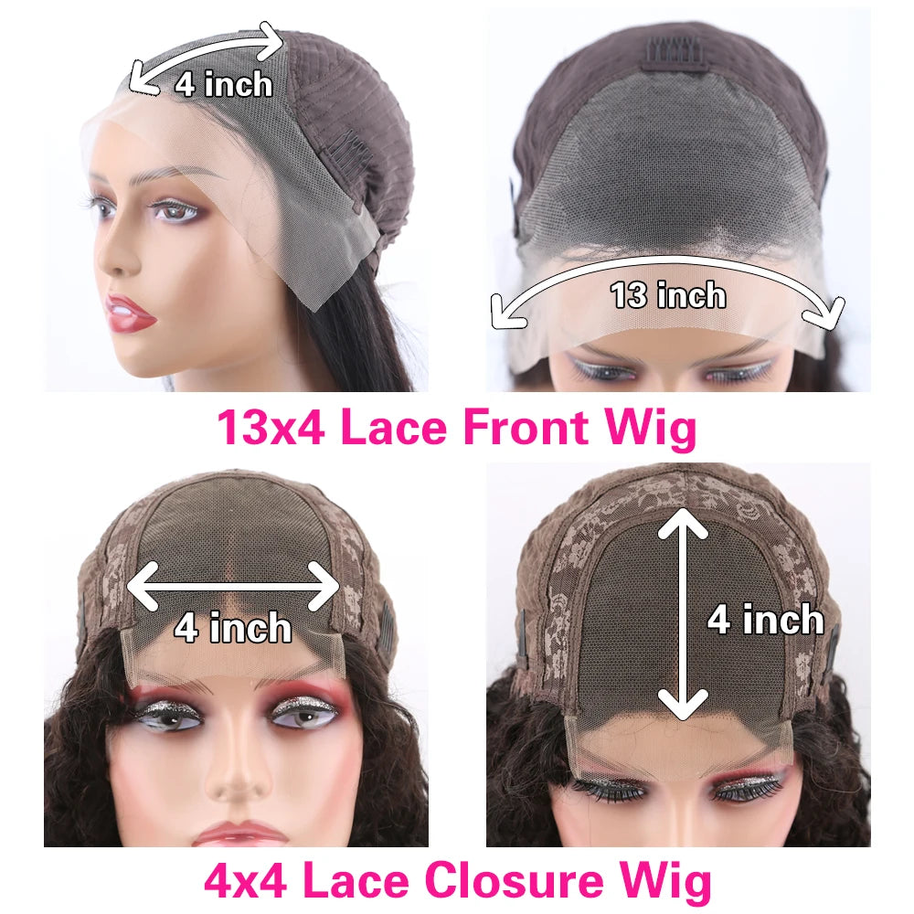 Perruque Carré Lisse Lace Front – Cheveux Humains 100 %