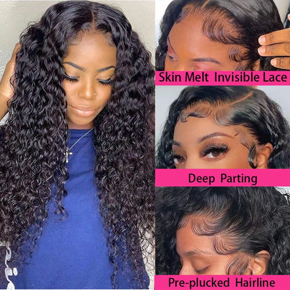Perruque Deep Wave HD 13x4 – Cheveux Humains Naturels
